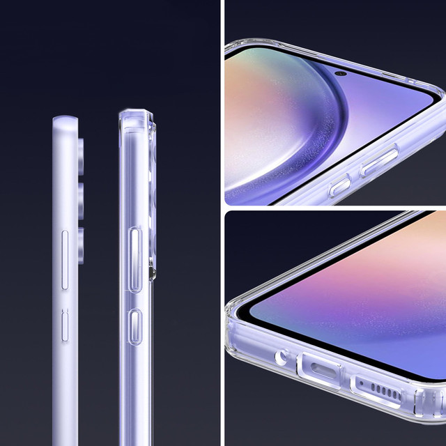 Alogy Hybrid Clear Case Super Protective Cover for Samsung Galaxy A54 5G Transparent