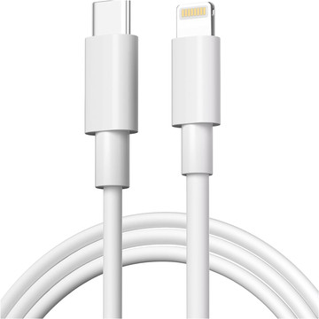 1m USB-C to Lightning cable Alogy Fast Charge iPhone charging cable 20W white