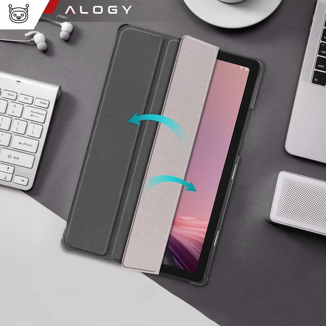 Pouzdro na tablet Lenovo Tab M9 2023 9" TB310XU TB310FU Alogy Book Cover Case ochranný kryt Šedé sklo