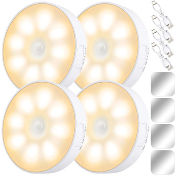 4x Lamp LED motion sensor dusk night lamp Alogy Sensor Light Wireless furniture lighting Warm light 3000k