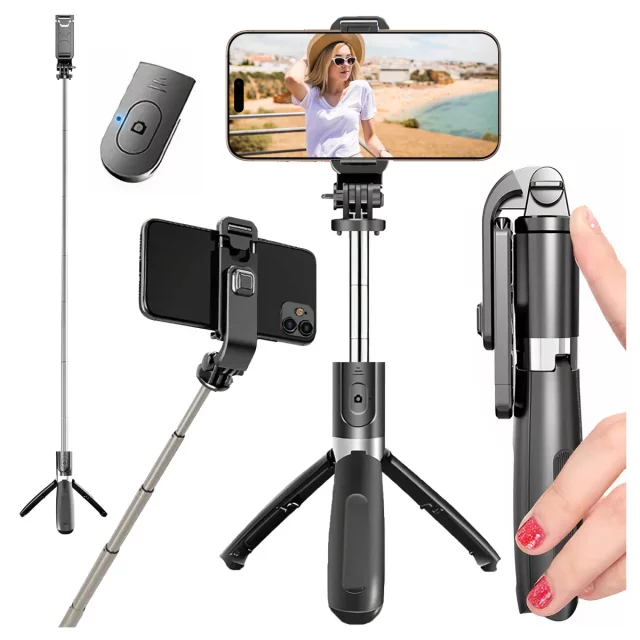 Selfie tyč Alogy Tripod Phone Holder pro GoPro Bluetooth kameru
