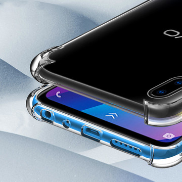 ShockProof Alogy Silicone Armor Case for Vivo Y93 Transparent