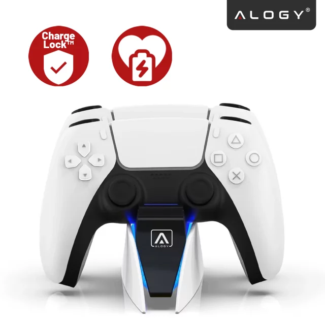 Duální dokovací stanice pro ovladač PlayStation 5 PS5 Pad White