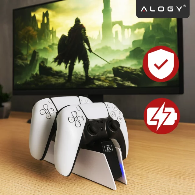 Duální dokovací stanice pro ovladač PlayStation 5 PS5 Pad White