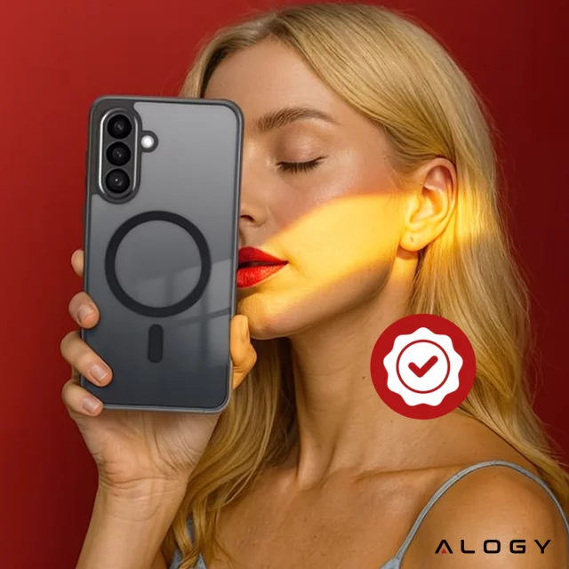 Pouzdro pro Apple iPhone 16 Pro Max Alogy Anti-Shock Hybrid Case pro MagSafe Transparent