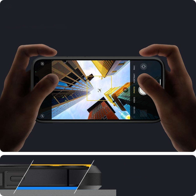 Kryt Spigen Ultra Hybrid pro Apple iPhone 12/12 Pro 6.1 Matte Black Alogy sklo