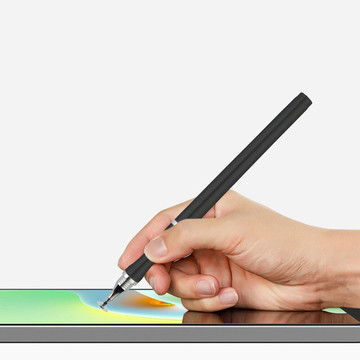 Alogy 2-in-1 stylus capacitive touch for tablet phone screen Black