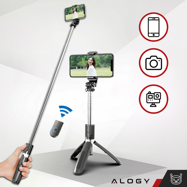 Selfie tyč Alogy Tripod Phone Holder pro GoPro Bluetooth kameru