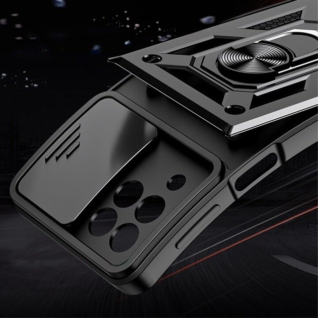 Alogy Camshield Stand Ring Camera Case for Samsung Galaxy M53 5G black