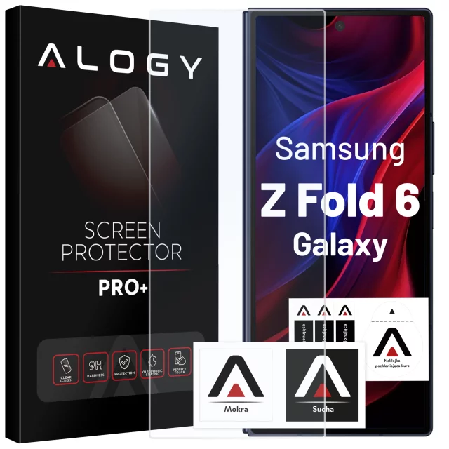 Tempered glass for Samsung Galaxy Z Fold 6 Alogy Screen Protector PRO screen protection for the external phone screen