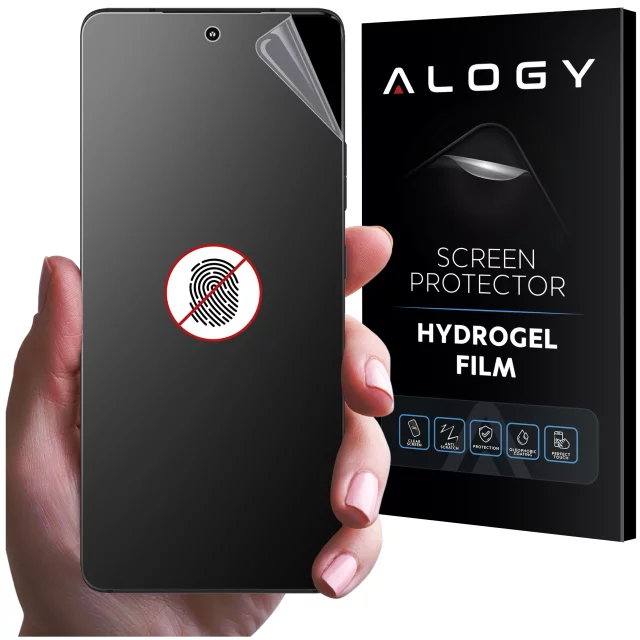 „MATTE“-Folie für Motorola Edge 30 Fusion Hydrogel Alogy HydroSkin Matte Pro™-Bildschirm für „FINGERPRINT FREE“-Hülle