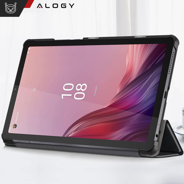 Tablet-Hülle für Lenovo Tab M9 2023 9" TB310XU TB310FU Gehäuse Case Alogy Book Cover Schwarz