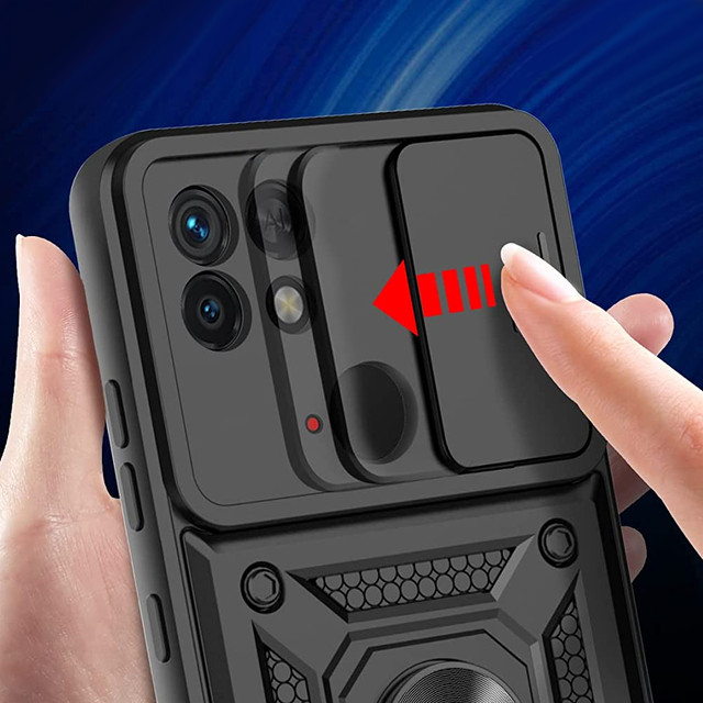 Pouzdro Alogy Camshield Stand Ring s krytem fotoaparátu pro Xiaomi Redmi 10c