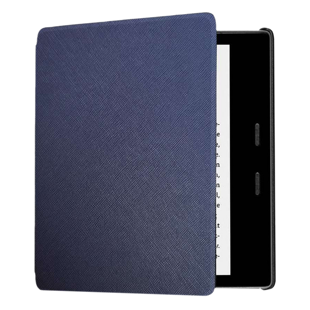 Alogy Slim Leder Smart Case für Kindle Oasis 2/3 Marineblau