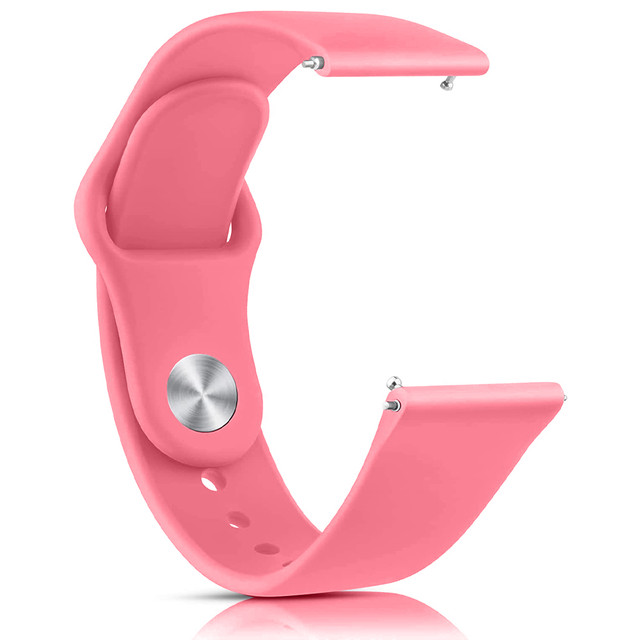 Univerzální řemínek Sport Alogy Strap pro chytré hodinky Pink Sand 20 mm