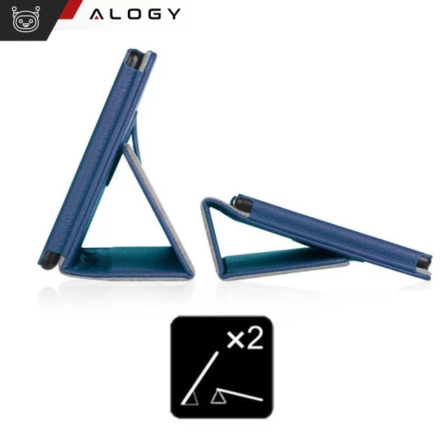 Pouzdro pro Lenovo Tab M11 10,95" TB330FU/TB330XU/TB331FC Stojan Kryt Tablet Flip Cover Pouzdro Alogy Navy Blue