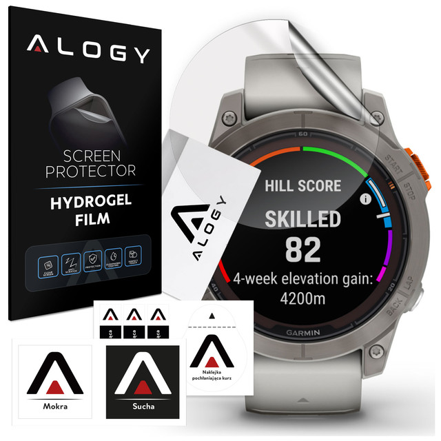 Alogy hydrogelová ochranná fólie pro chytré hodinky Garmin Fenix ​​​​7 Pro