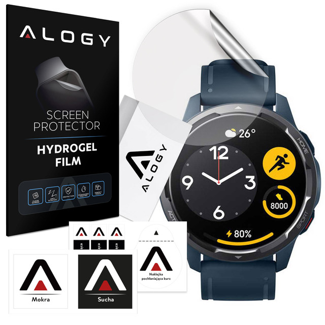 Hydrogel Alogy Hydrogelová ochranná fólie pro chytré hodinky Xiaomi Mi Watch S1 Active