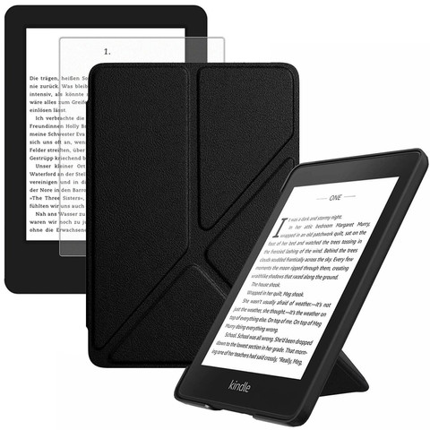 Pouzdro Alogy Origami pro Kindle Paperwhite 4 Black Glass
