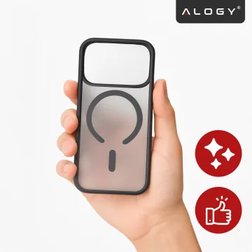 Alogy 3in1 Case Pack™ – Černý hybridní kryt MagSafe se 2 ochrannými tvrzenými skleněnými pouzdry pro Apple iPhone 17 Pro Max