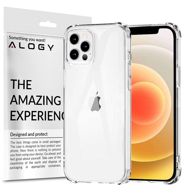 ShockProof Alogy gepanzerte Hülle für Apple iPhone 12 Pro Max transparent