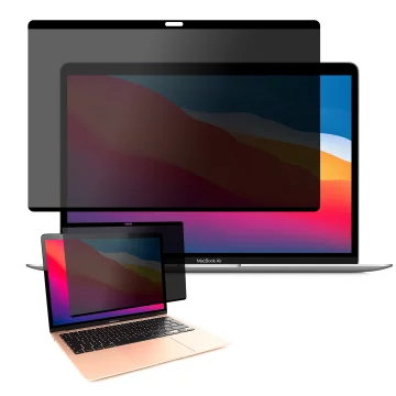 Magnetická fólie na ochranu soukromí pro MacBook Air 13" 2018-2021 - Ochrana soukromí, snadná instalace, úložný obal, redukce odlesků - Alogy SecureView™