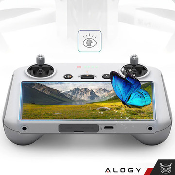 2x Tempered Glass pro DJI RC / DJI RC 2 - DJI Mini 4 Pro / Air 3 pro Drone Screen Alogy Screen Protector PRO