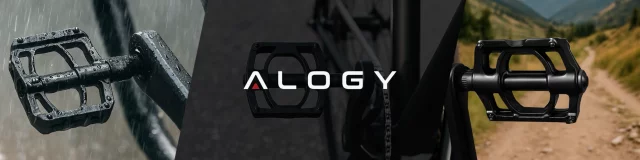 Plošinové pedály pro MTB kola, hliník 9/16" Černá hliníková sada [2 ks]