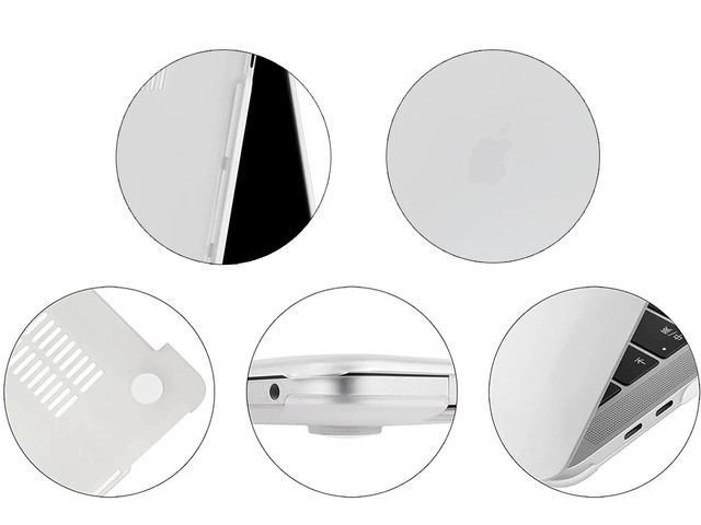 Podložka Alogy Hard Case pro Apple MacBook Pro 13 M1 2021 White