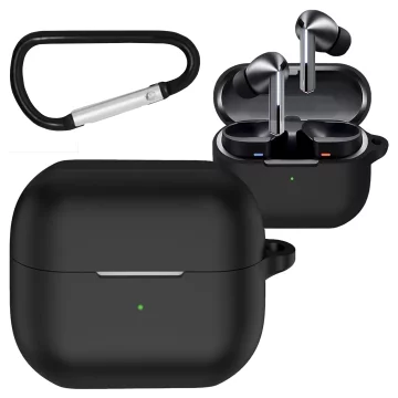 Silikonové pouzdro, kryt na sluchátka, pouzdro pro Samsung Galaxy Buds 3 / 3 Pro Black