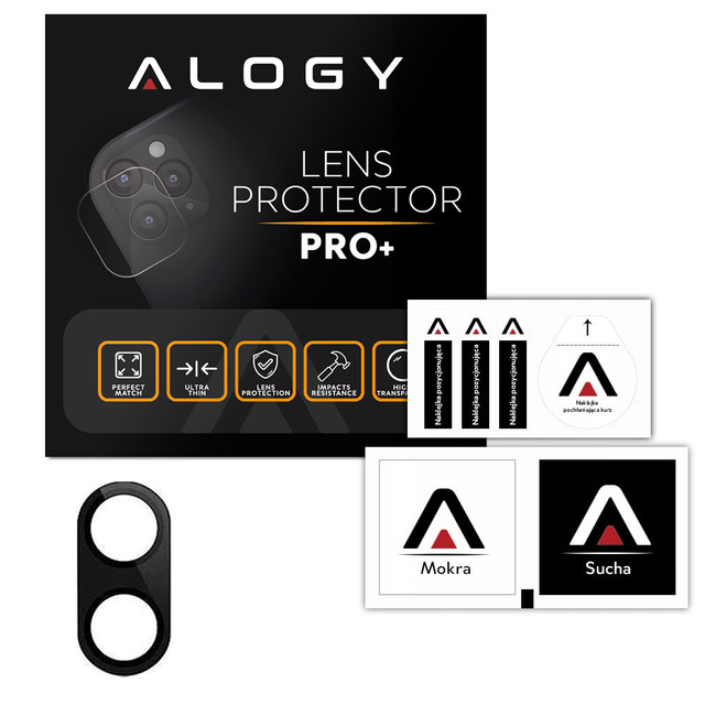 Alogy Lens Protector PRO Kovová ochrana fotoaparátu pro Samsung Galaxy Z Flip 3 černá