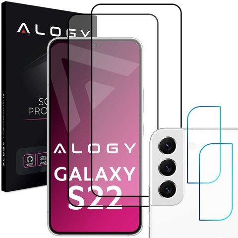 2x Alogy Glass Full Glue FC 2x Camera Lens Glass for Samsung Galaxy S22