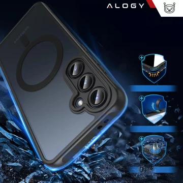 Apple iPhone 16 Pro Max Case Alogy Anti-Shock Hybrid Case for MagSafe Clear