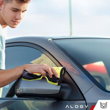 Car towel double-sided 30x60 cm velour Microfiber for washing drying cars Alogy Car Detailing cloth