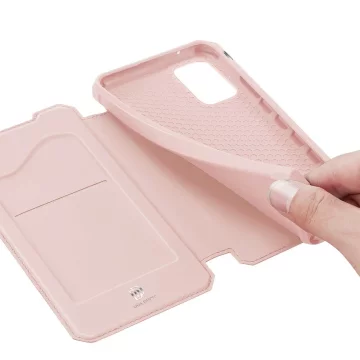 DUX DUCIS Skin X Holster Cover mit Flip Cover für Samsung Galaxy A72 4G rosa