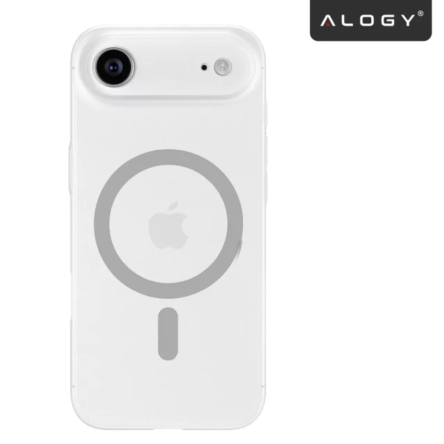 Etui do Apple iPhone 17 Air – matowa obudowa do MagSafe z ochroną obiektywu, smukłe i odporne na zarysowania, idealne dopasowanie – Alogy Skinny MatteCase™ Białe