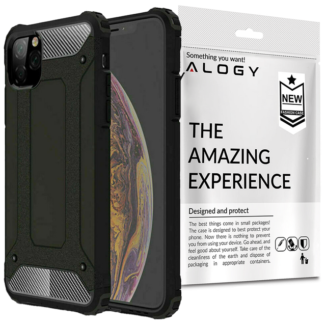 Etui Alogy Hard Armor do Apple iPhone 11 Pro Max czarne