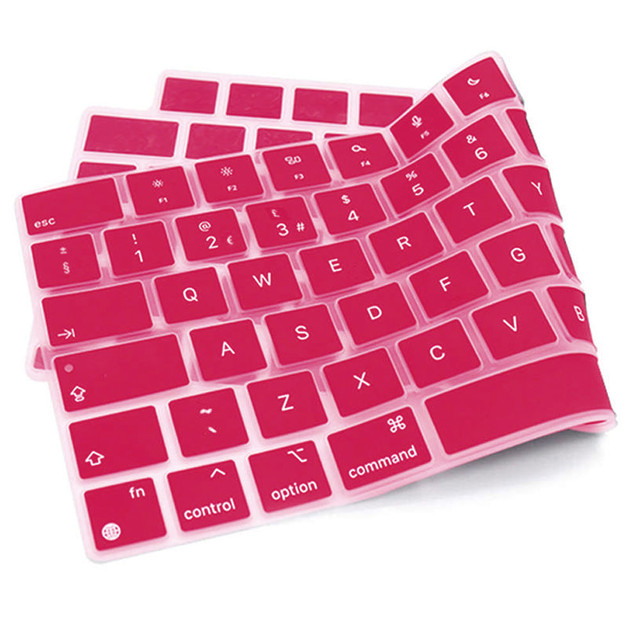 Alogy Silicone Keyboard Cover for Apple Macbook Pro 14/16 M1 2021 Pink