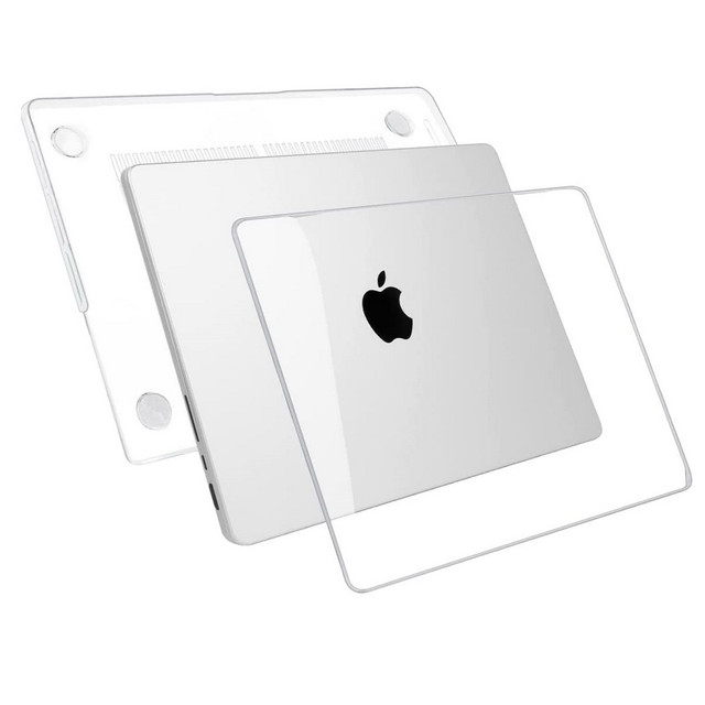 Etui Alogy Hard Case do Apple Macbook Pro 14 2021 A2442 Przezroczyste