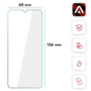 Gehärtetes Glas 9H Alogy Displayschutzglas für Oppo A57 5G