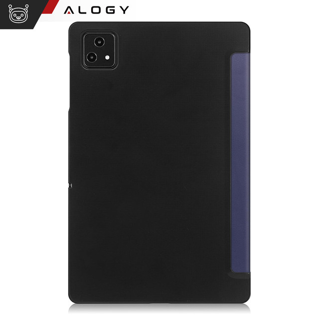 Glass case for T-Mobile T Tablet 5G 10.36" tablet case Alogy Book Cover Case Navy Blue Free Stylus
