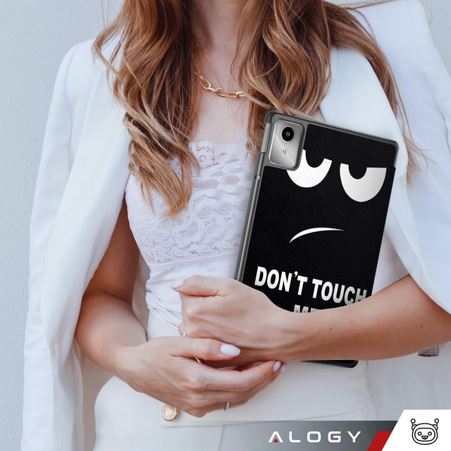 Etui do Lenovo Tab K11 / K11E 11” M11 10.95" TB330FU / TB330XU / TB331FC obudowa na tablet Case Alogy Book Cover Don't Touch me