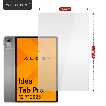 Szkło Hartowane 9H do Lenovo IDEA TAB Pro 12 2025 12.7" TB373-FU/TB375-FC, Ochronne Szkiełko na Ekran, Prosty Montaż Bez Bąbelków, Alogy HeavyPro+™