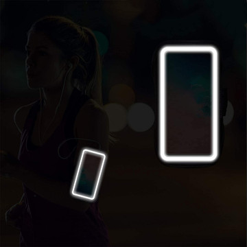 Běžecké pouzdro Alogy WaterProof Sport ArmBand vodotěsné pouzdro na ruku pro telefon 6,7 palce černé