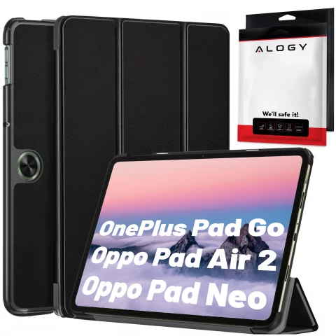Case for OnePlus Pad Go/Oppo Pad Air 2/Oppo Pad Neo 11.4" tablet case Alogy Book Black