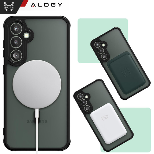 Pouzdro pro Samsung Galaxy S23 FE Mag Safe Case MagMat Phone Back Cover Matte Black