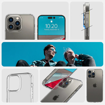 Kryt Spigen Ultra Hybrid Frost Clear Glass pro Apple iPhone 14 Pro