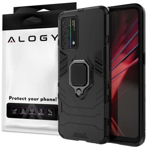 Etui ochronne Alogy Stand Ring Armor do Realme GT Master Edition Czarne