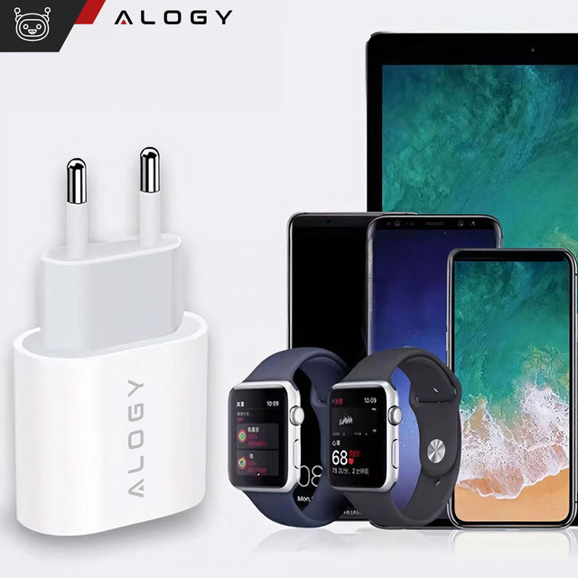 Alogy rychlá USB-C Typ C PD 20W bílá nástěnná nabíječka