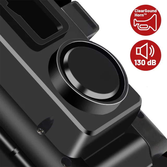 Bicycle Phone Holder 4in1 LED Light T6 Front Bell Bike Horn Powerbank 3000mAh Black